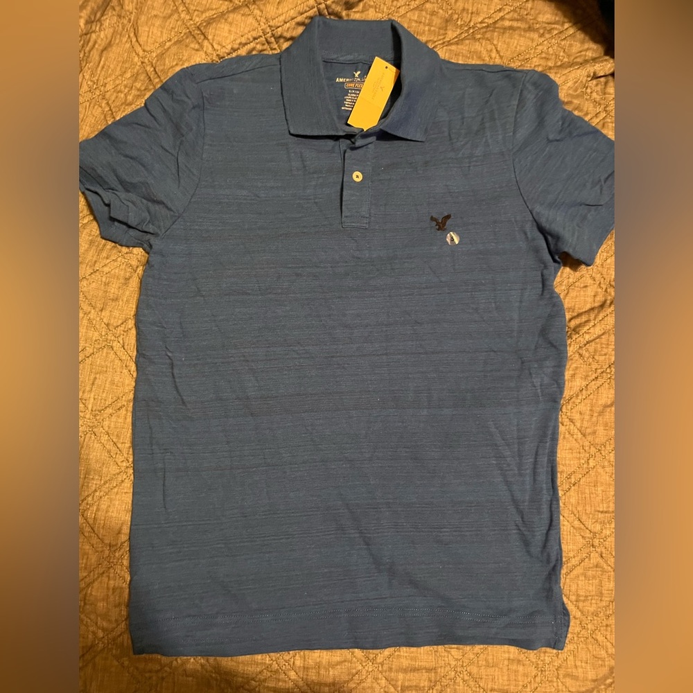 New Américan Eagle collar short sleeve shirt
